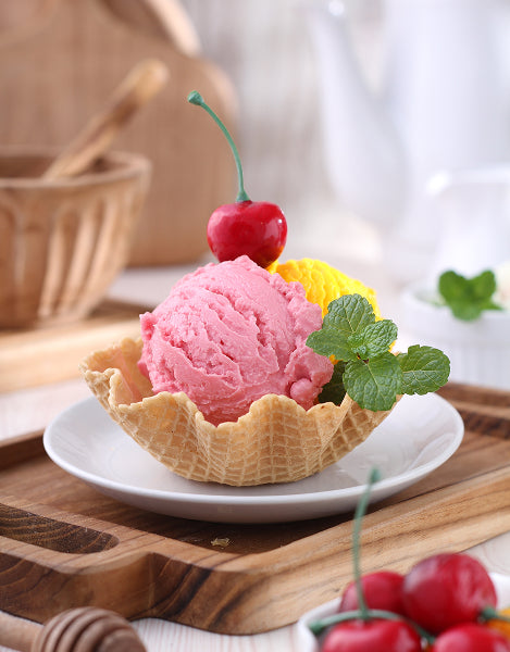 Low-Calorie Lemon-Berry  Ice-Cream